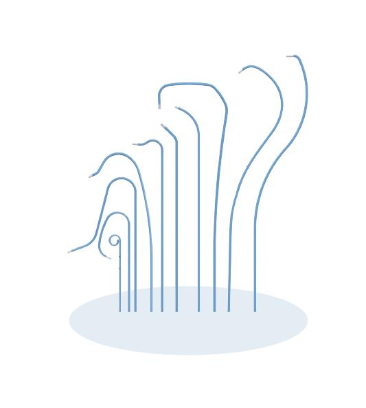 Катетер ангіографічний 6F, TIG2, 100 cm (см)